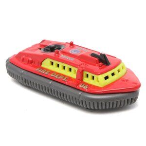 Fire Boat Hovercraft 2006 Toy Fire Department Rescue Riverboat Red Yellow Toy